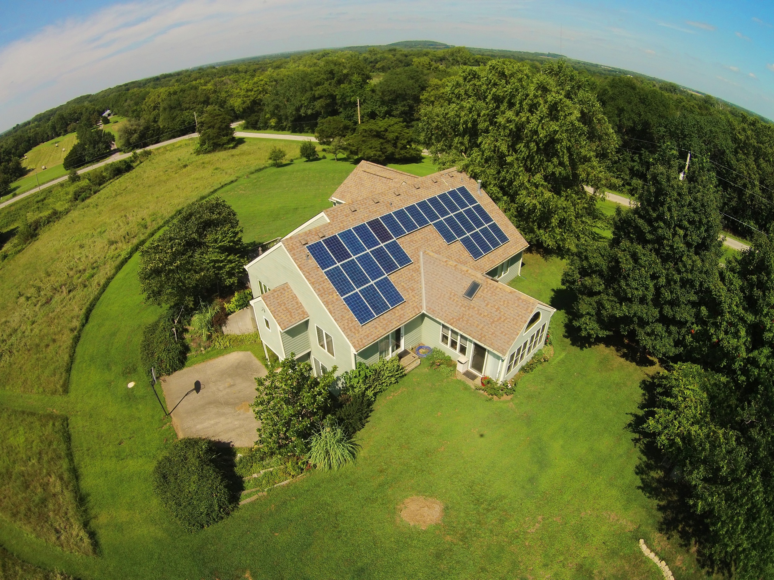 Residential solar array © 2015 Cromwell Environmental