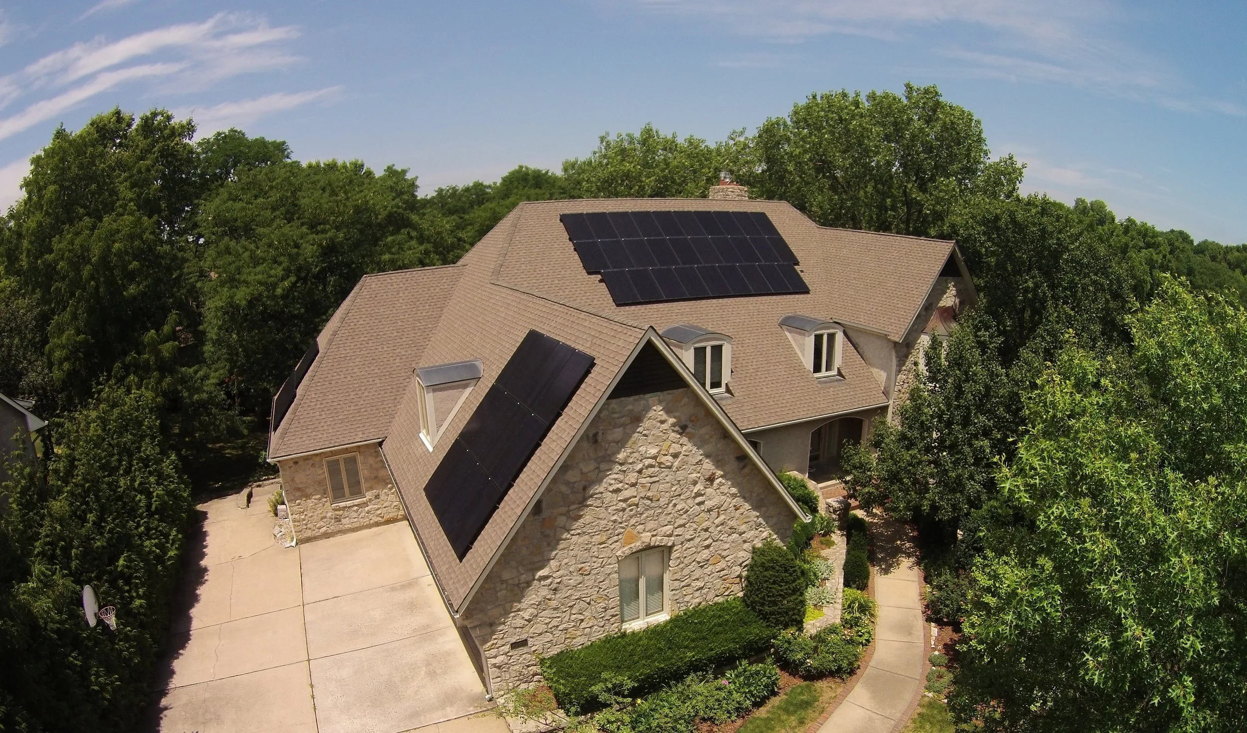 Residential solar array