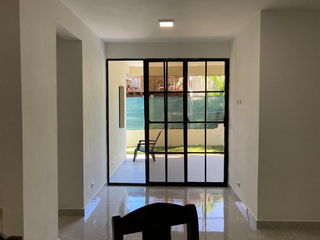 Patio entrance and bedroom entrances to the left 