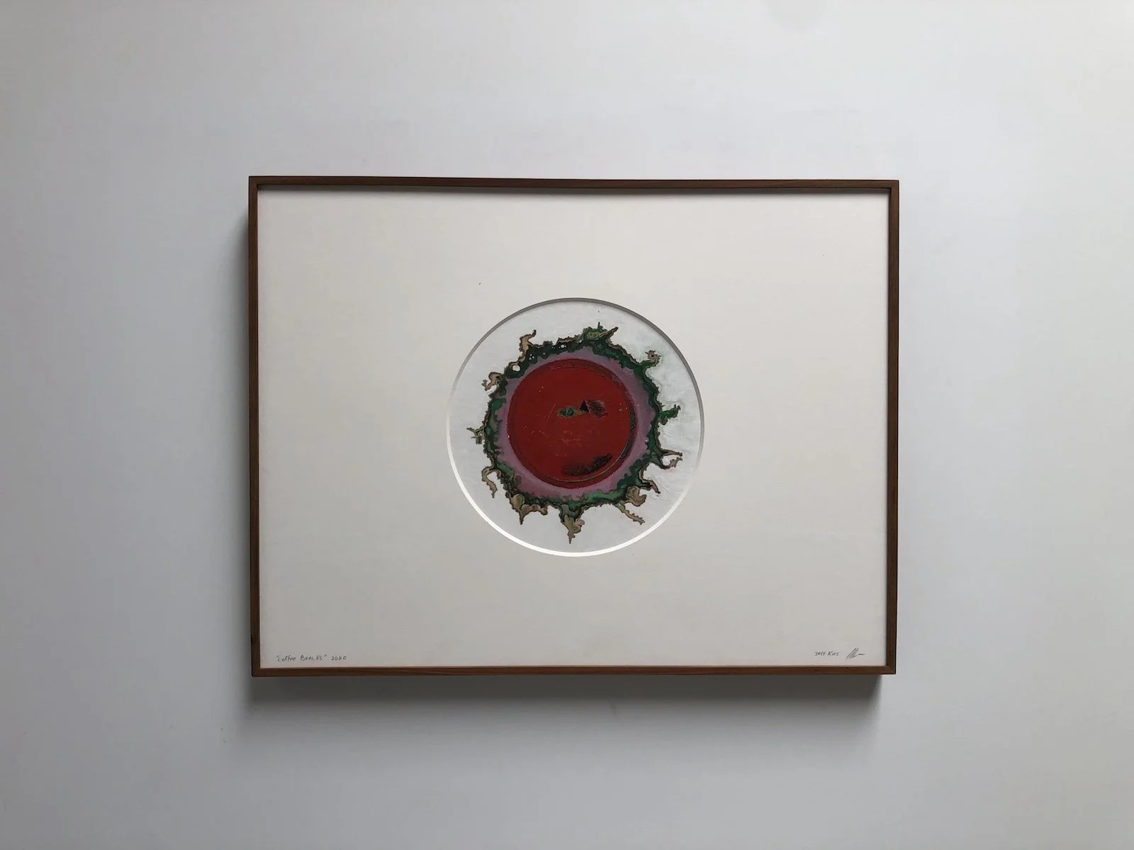 'Coffee Breaks', 2020 | Gouache, foil | W 25" x H 19" | $1,600