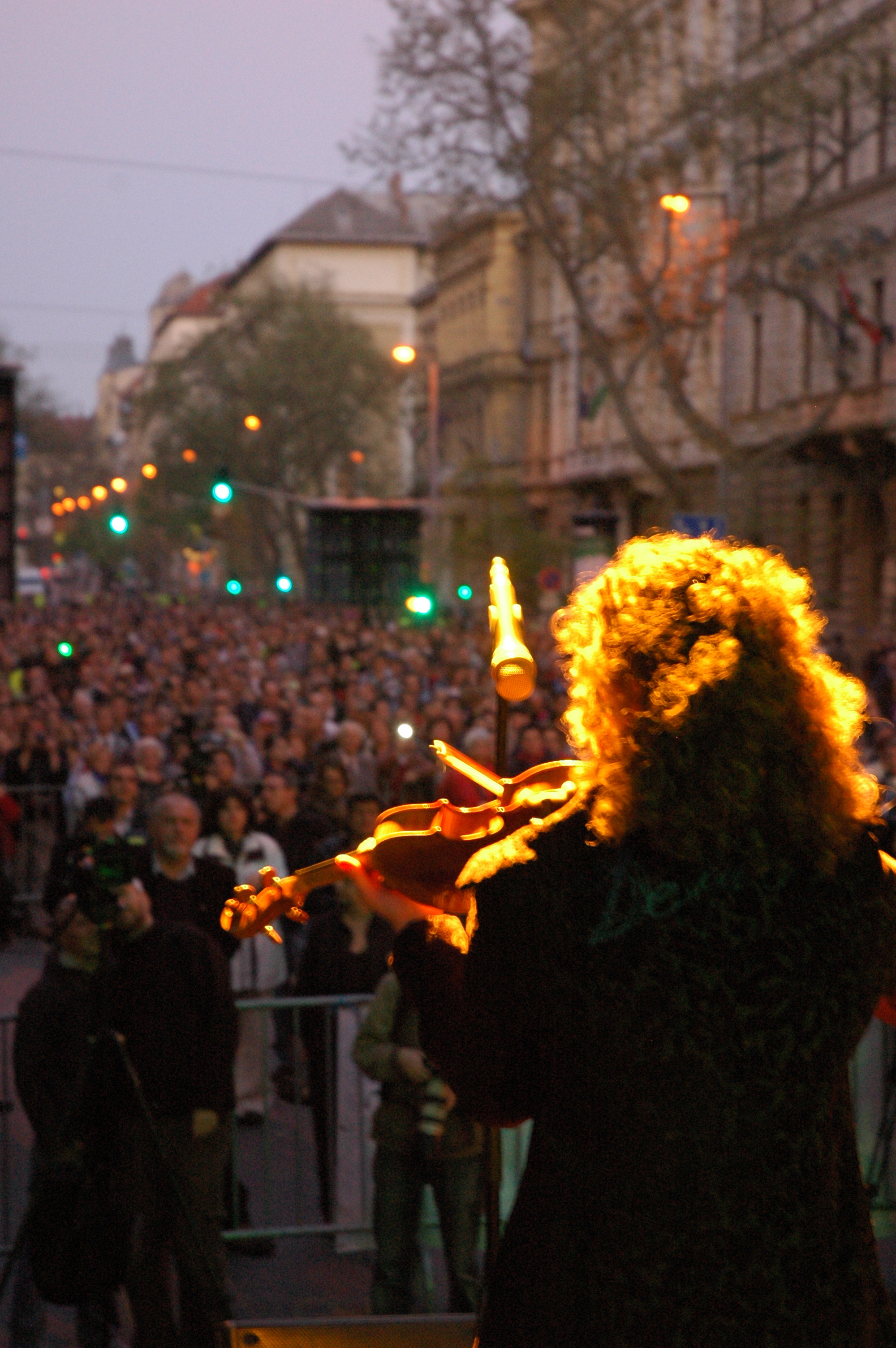 March of the living Budapest-Performing Kaddish in front of 16.000 people