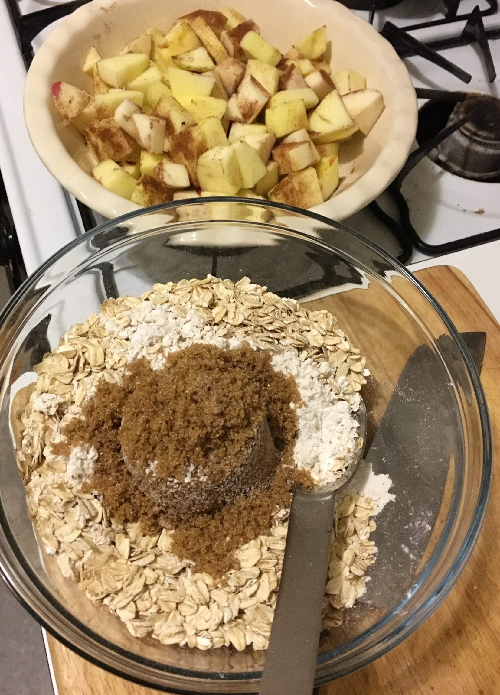 Mix your dry ingredients together thoroughly so everything is well combined.