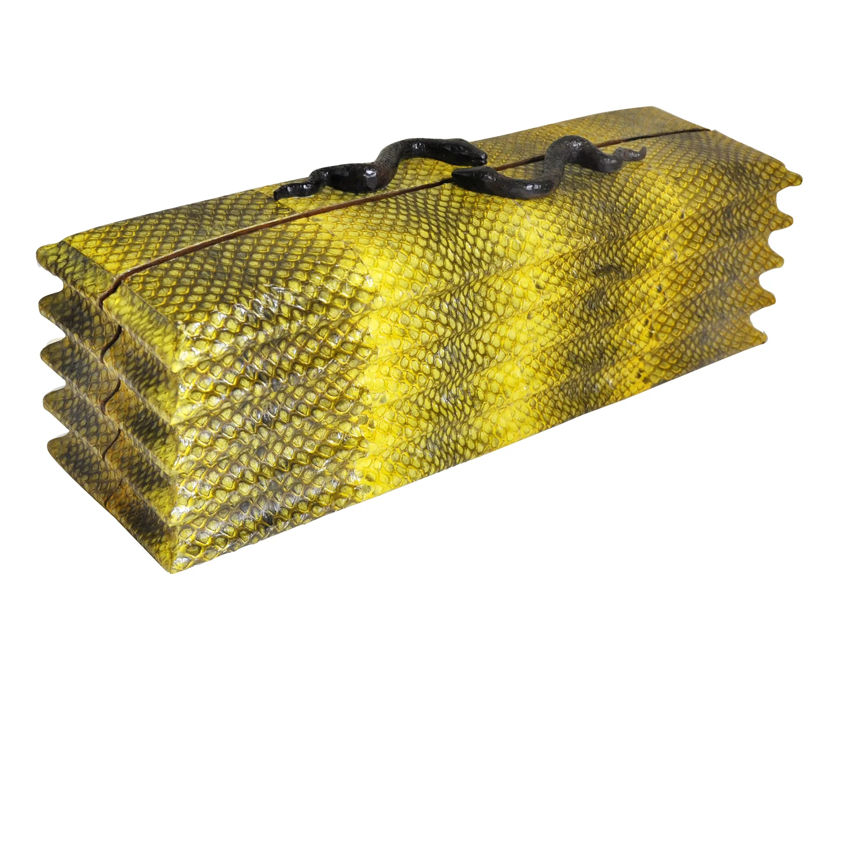 Accordion Snake clutch