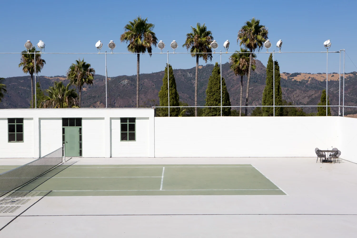 Hearst Castle, tennis court