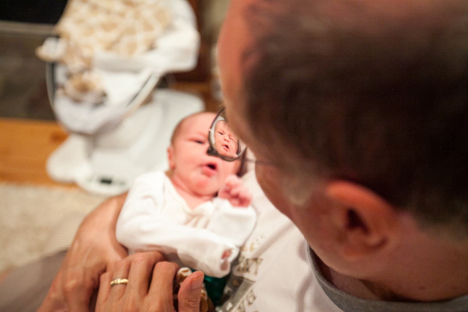 Editorial photographer Eric Kruszewski photographs his family and newborn nephew.