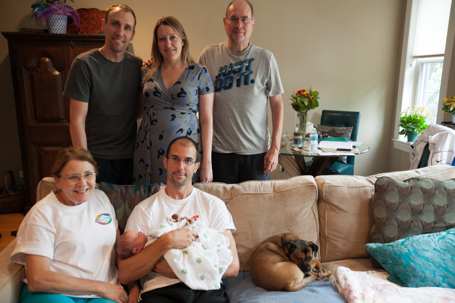 Editorial photographer Eric Kruszewski photographs his family and newborn nephew.