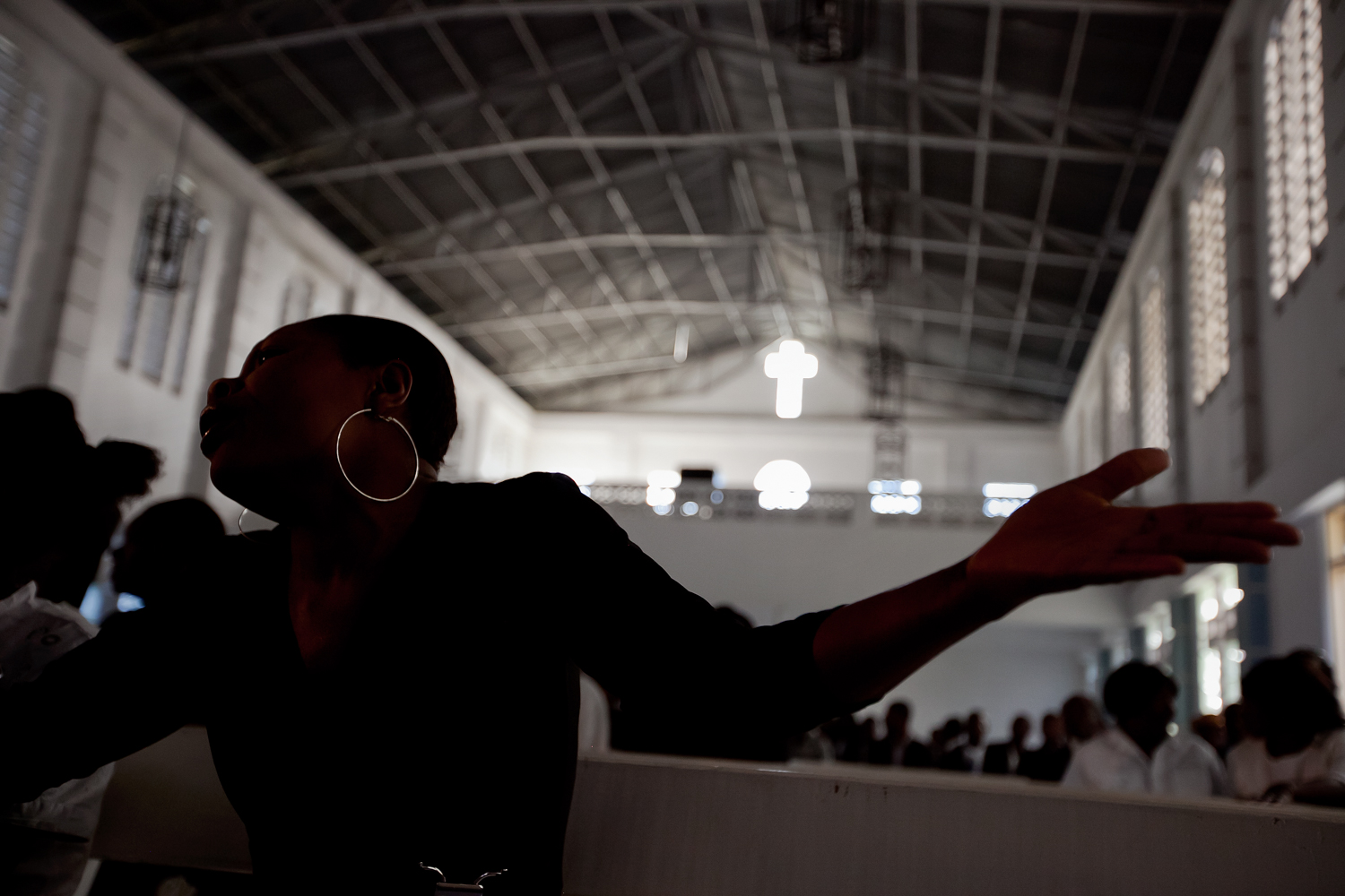  Prayer, faith, and worship form an intimate tapestry in many Haitians' lives. In order to enroll in the school in Gramothe, students must attend a church service at least two weekends per month. 