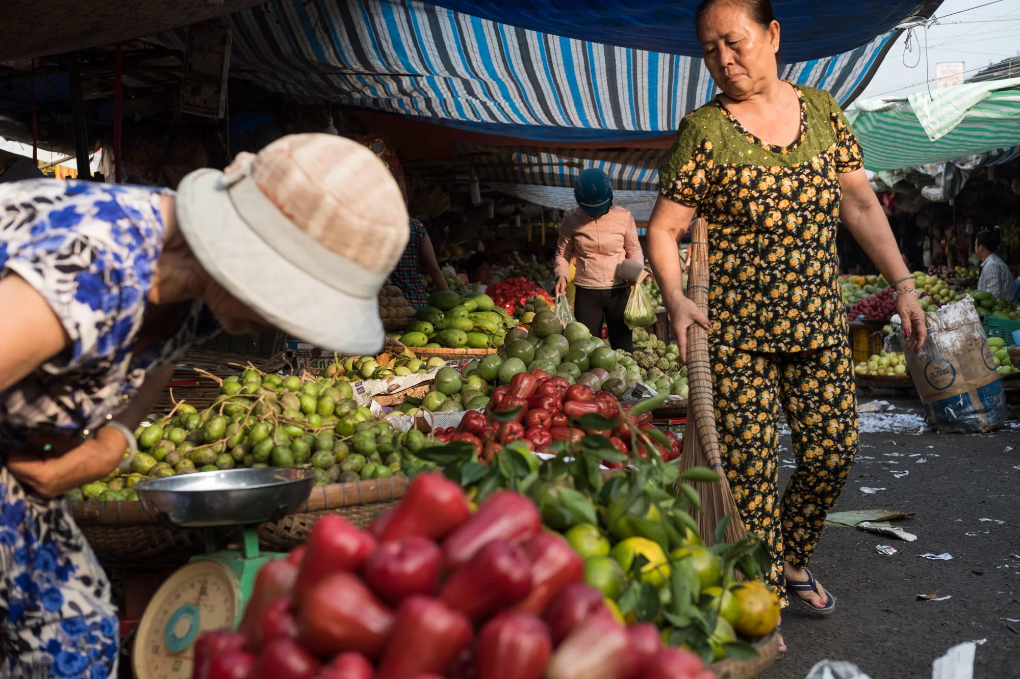 Chau Doc market, Vietnam