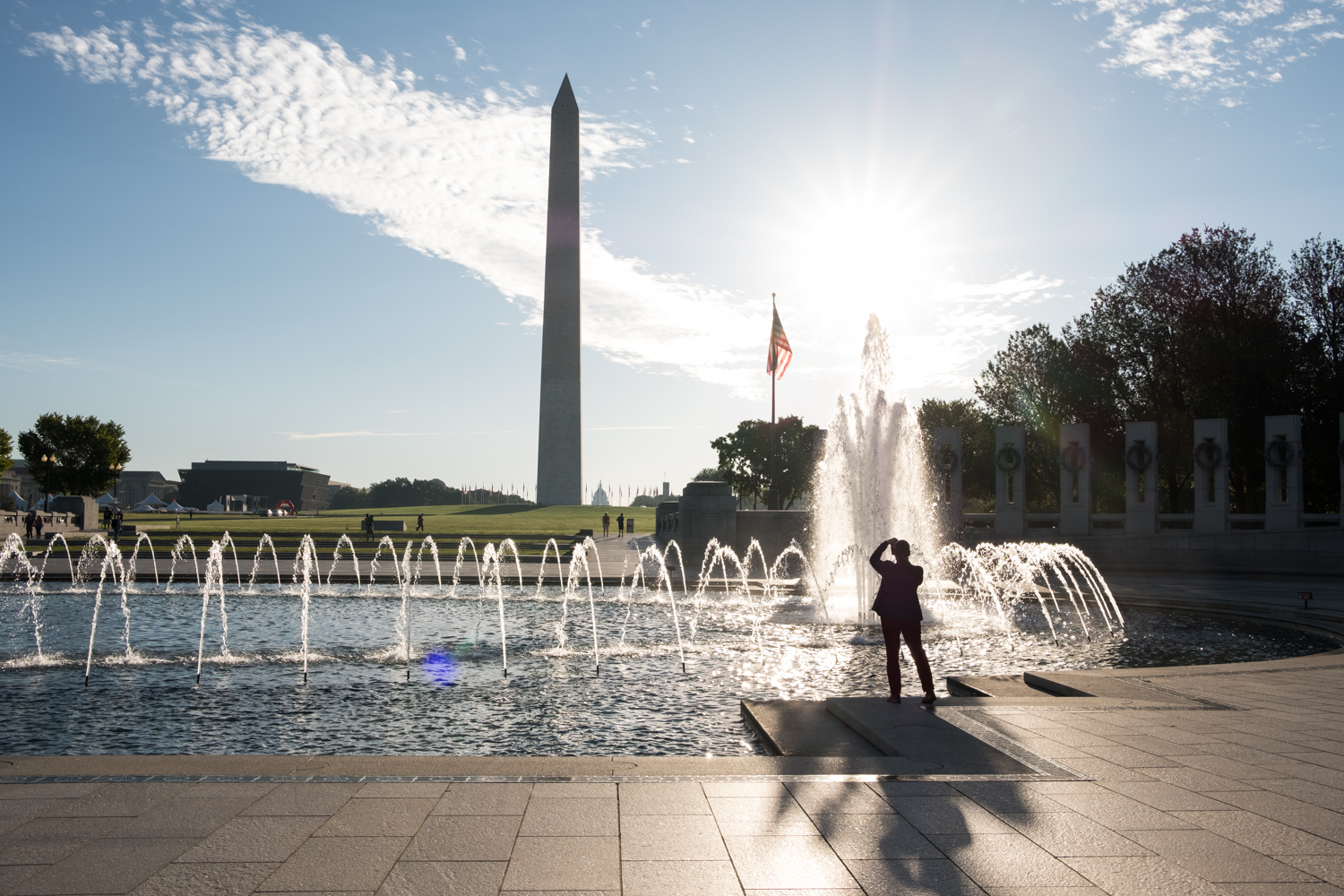 Eric Kruszewski photographs veterans and Honor Flight in Washington, D.C.