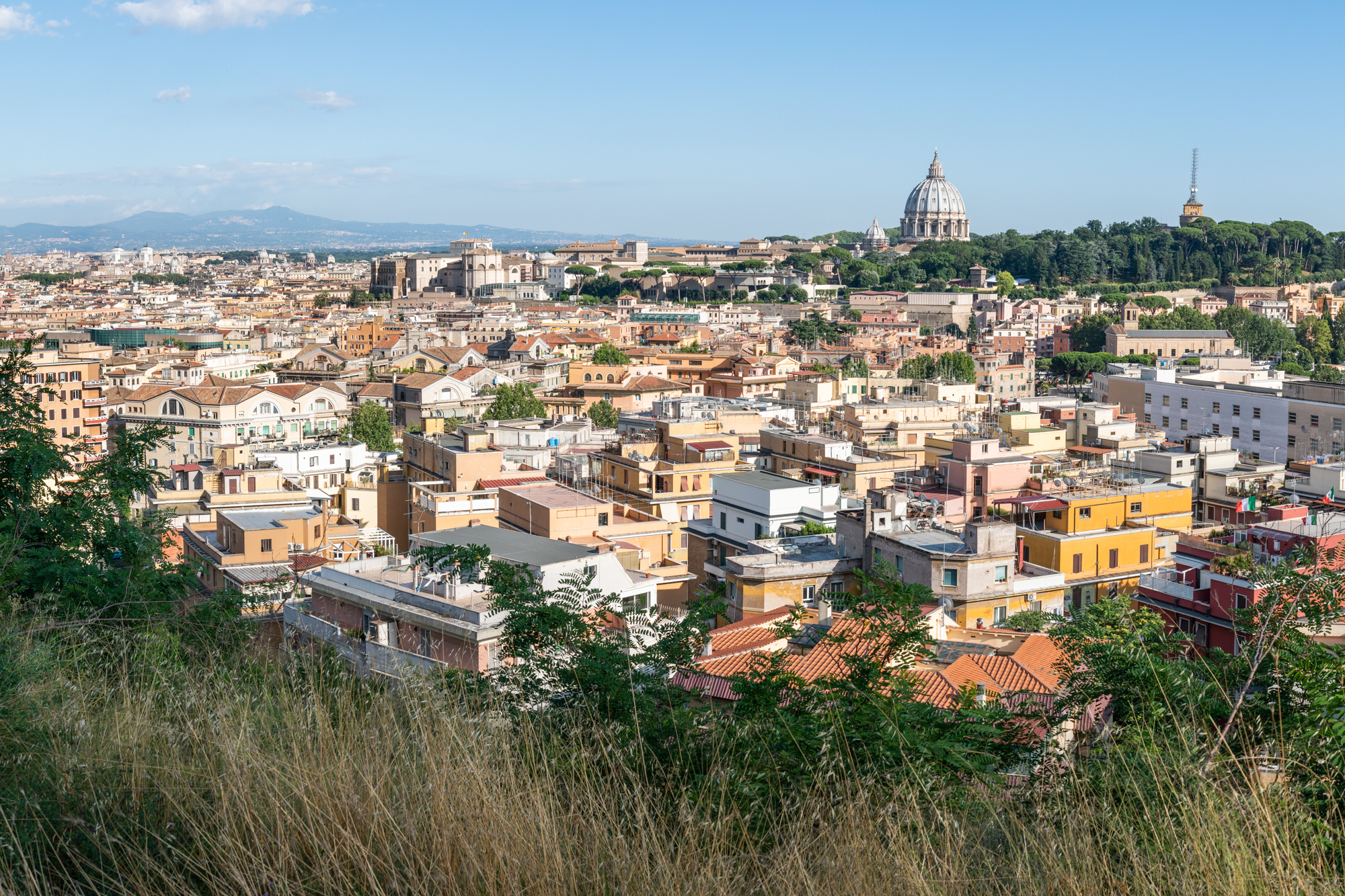  From a vantage point near the Rome Cavalieri Waldorf Astoria Luxury Resort, the dome of Saint Peter’s Basilica crowns the skyline of Rome, Italy. Patrizia Pilloni -- a Hilton Team Member for 29 years at the Rome Cavalieri, Thrive Sabbatical winner a