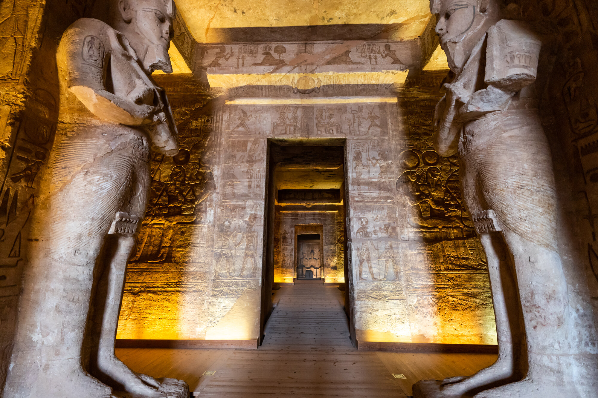 Eric Kruszewski photographs Abu Simbel travel in Egypt for Lindblad Expeditions.