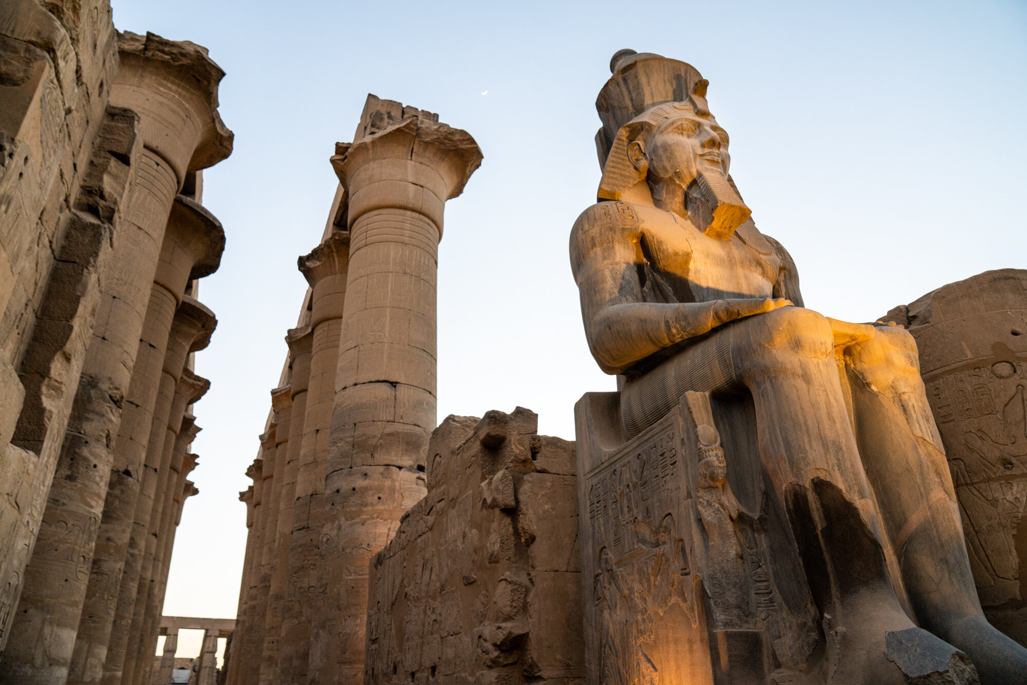 Eric Kruszewski photographs The Luxor Temple in Egypt for Lindblad Expeditions.