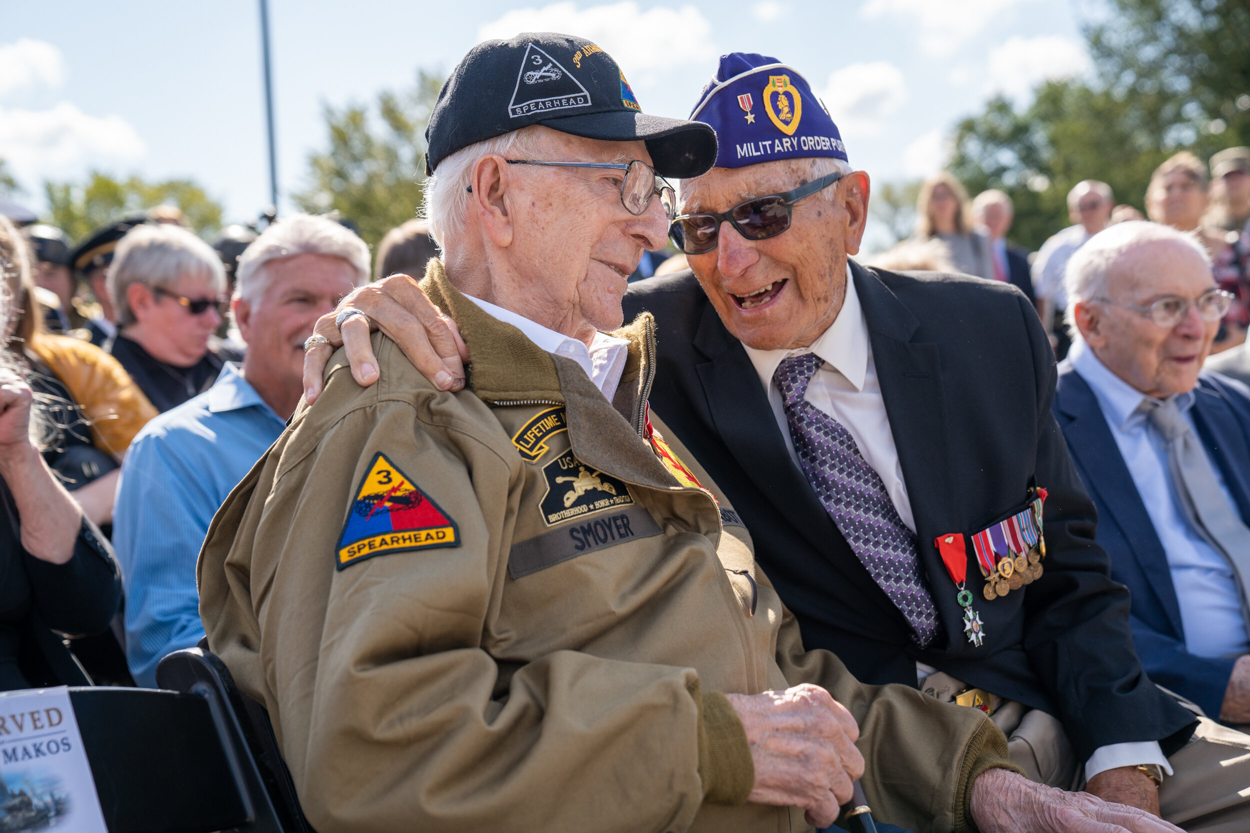 Editorial Eric Kruszewski photographs World War II veterans in Washington, D.C. for The American Legion.