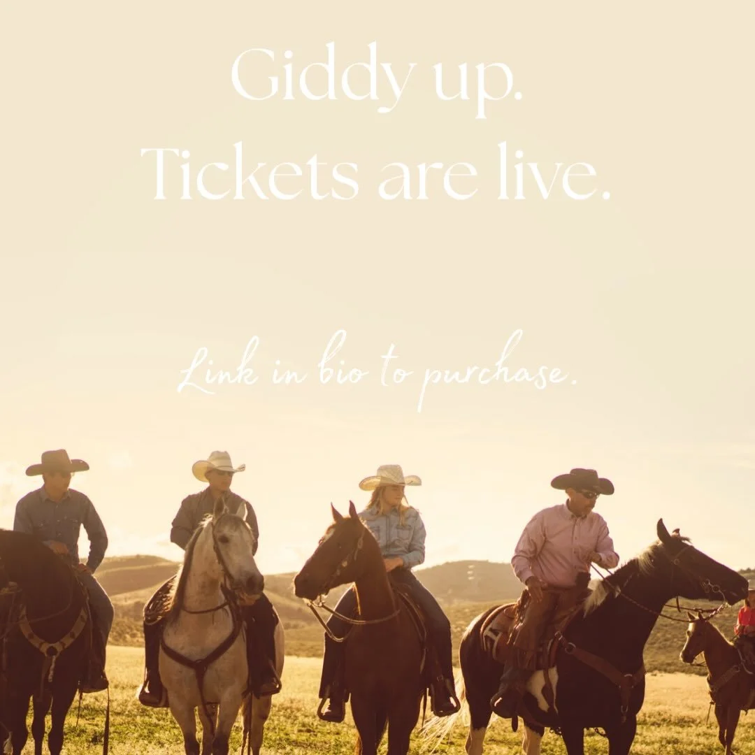 GALA TICKETS ARE ON SALE NOW! 

Giddy up and head on over to the link in our bio for tickets before they sell out 🤎We can&rsquo;t wait to see you on June 6!