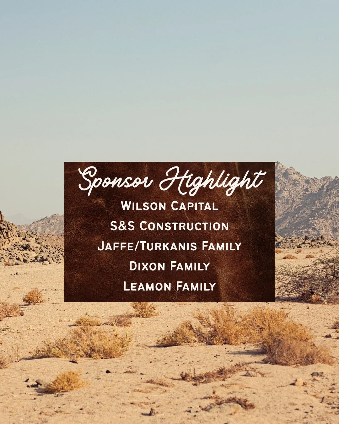 ⭐️Trailblazer Spotlight: Wilson Capital, S&amp;S Construction, Jaffe/Turkanis Family, Dixon Family, Leamon Family⭐️

We are grateful to this incredible group of sponsors who have supported the gala this year! All funds raised from the gala will go di