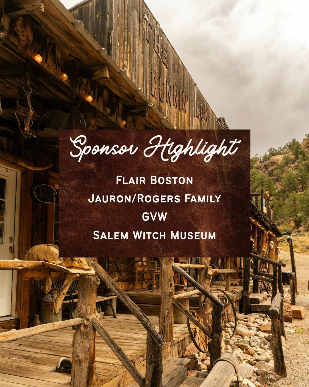 ⭐️Trailblazer Sponsor Highlight: @flairboston, @gvwinc, @salemwitchmuseum, and the Jauron/Rogers Family⭐️

Thank you for your generous support! Funds raised each year support our Pediatric Patient in Need Fund that supports all pediatric departments 