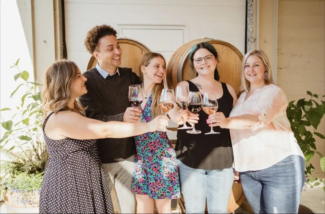 Cheers to the hot 100+ degree weather being over (at least for this week) from our staff 🍷🥂 

Visit us this week! Happy Hour Wed &amp; Thurs 1-7pm, Fri &amp; Sat 1-8pm and Sun 1-5pm!

#burntbridgecellars #burntbridgewine #winetasting #urbanwinery #