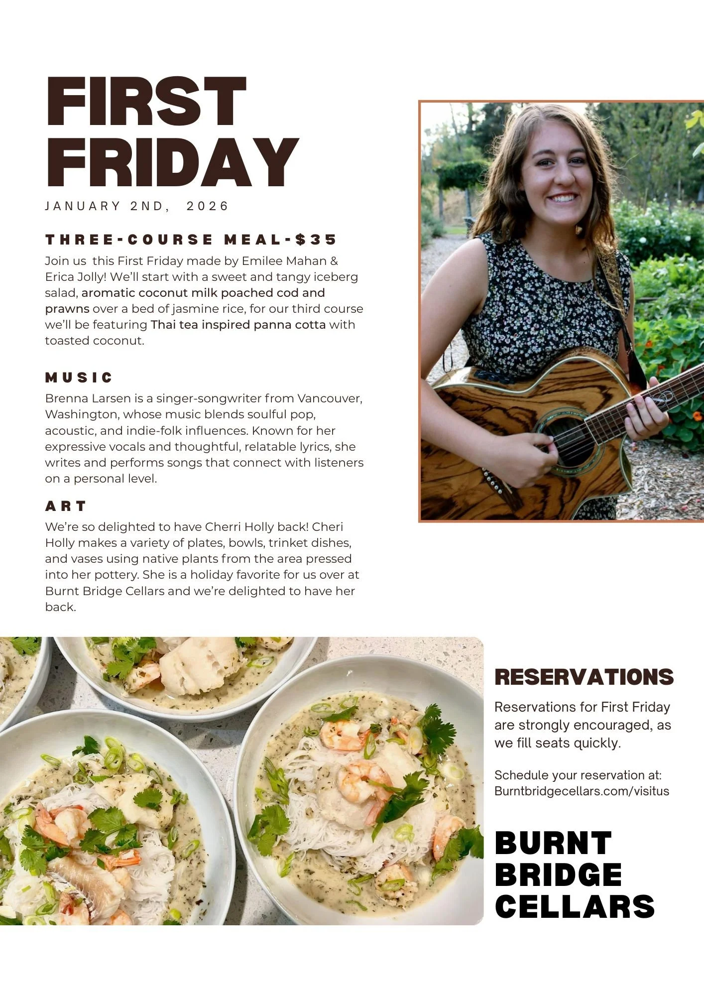 First Friday: Coconut Milk Poached Cod