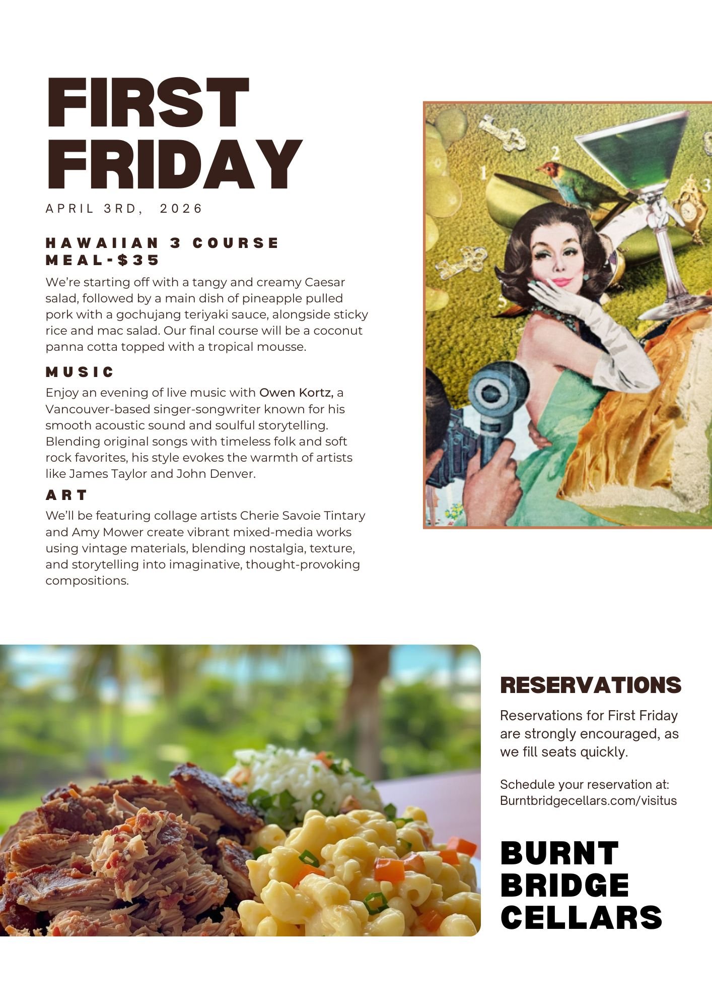 Hawaiian Food &amp; Live Music
