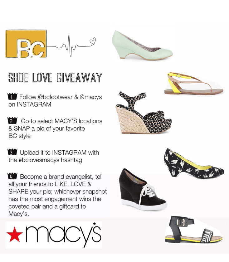 BC Shoe Giveaway with MACY'S
