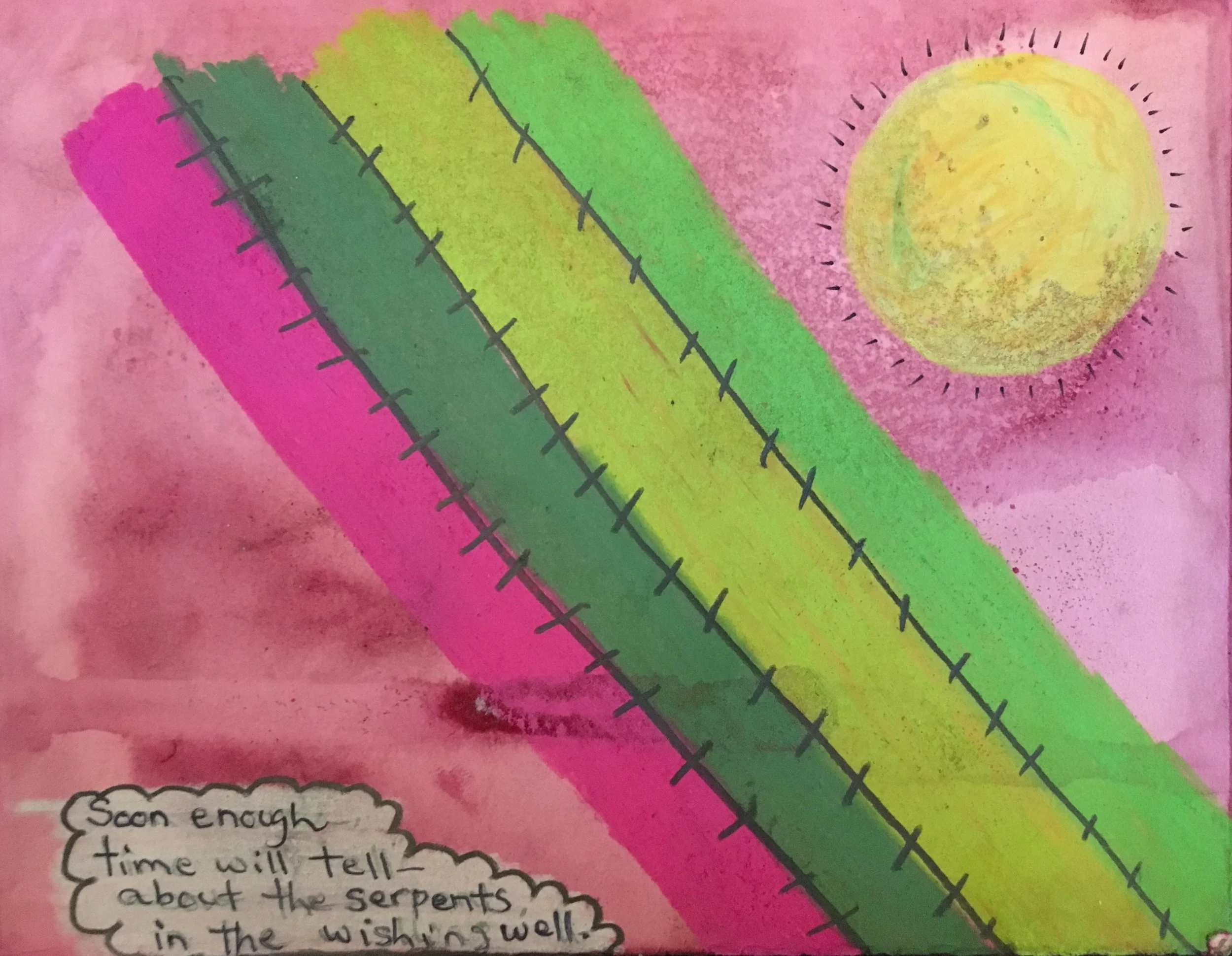 Ode to Jimi (Sewn Rainbow Shards)