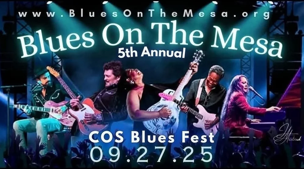 This Saturday, September 27th at @bluesonthemesa See you soon Colorado Springs!