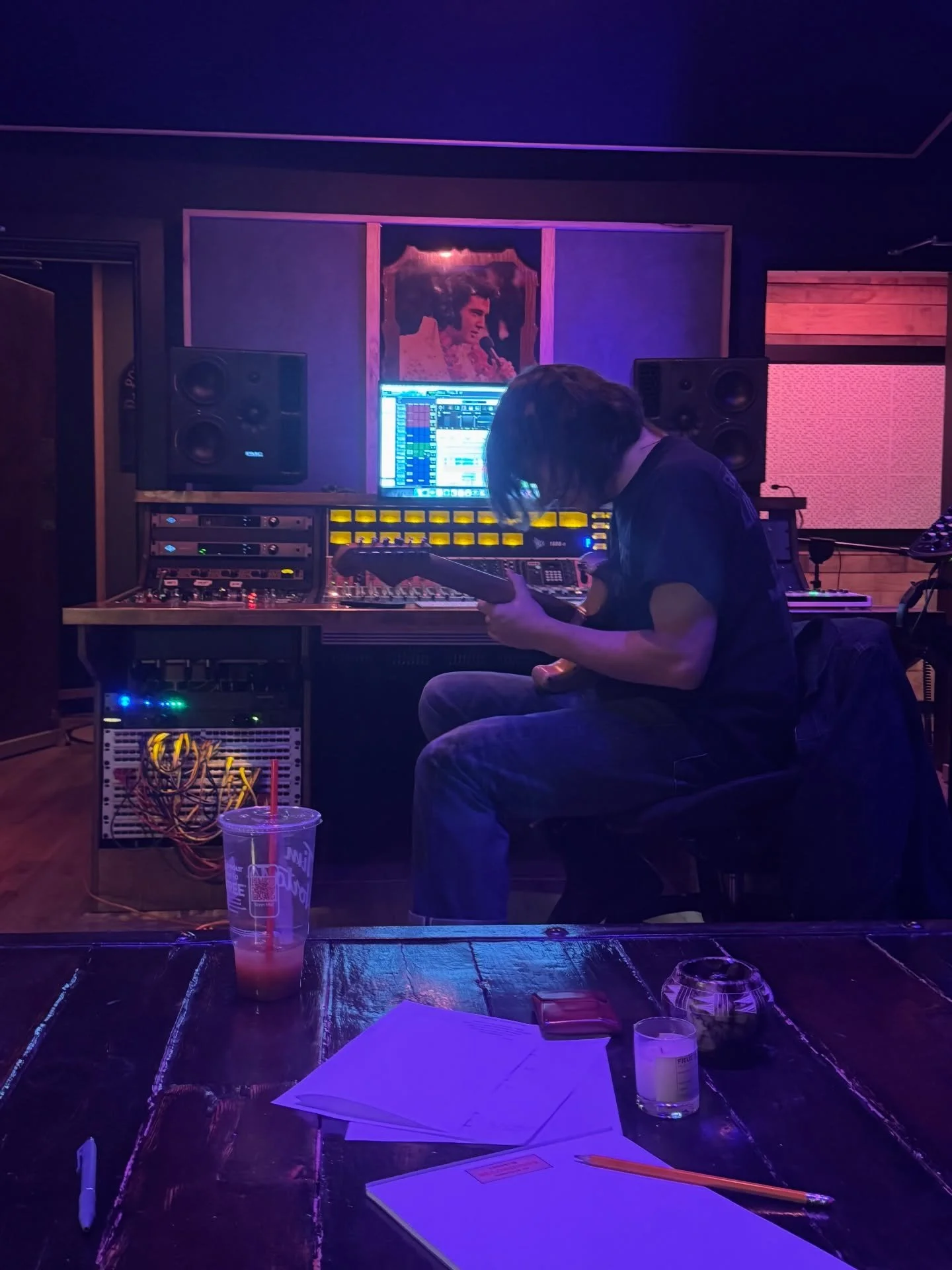 In the Nashville studio with @thetylerbryant cooking up some new music. Stay tuned. . .&nbsp;🤘🏾💙