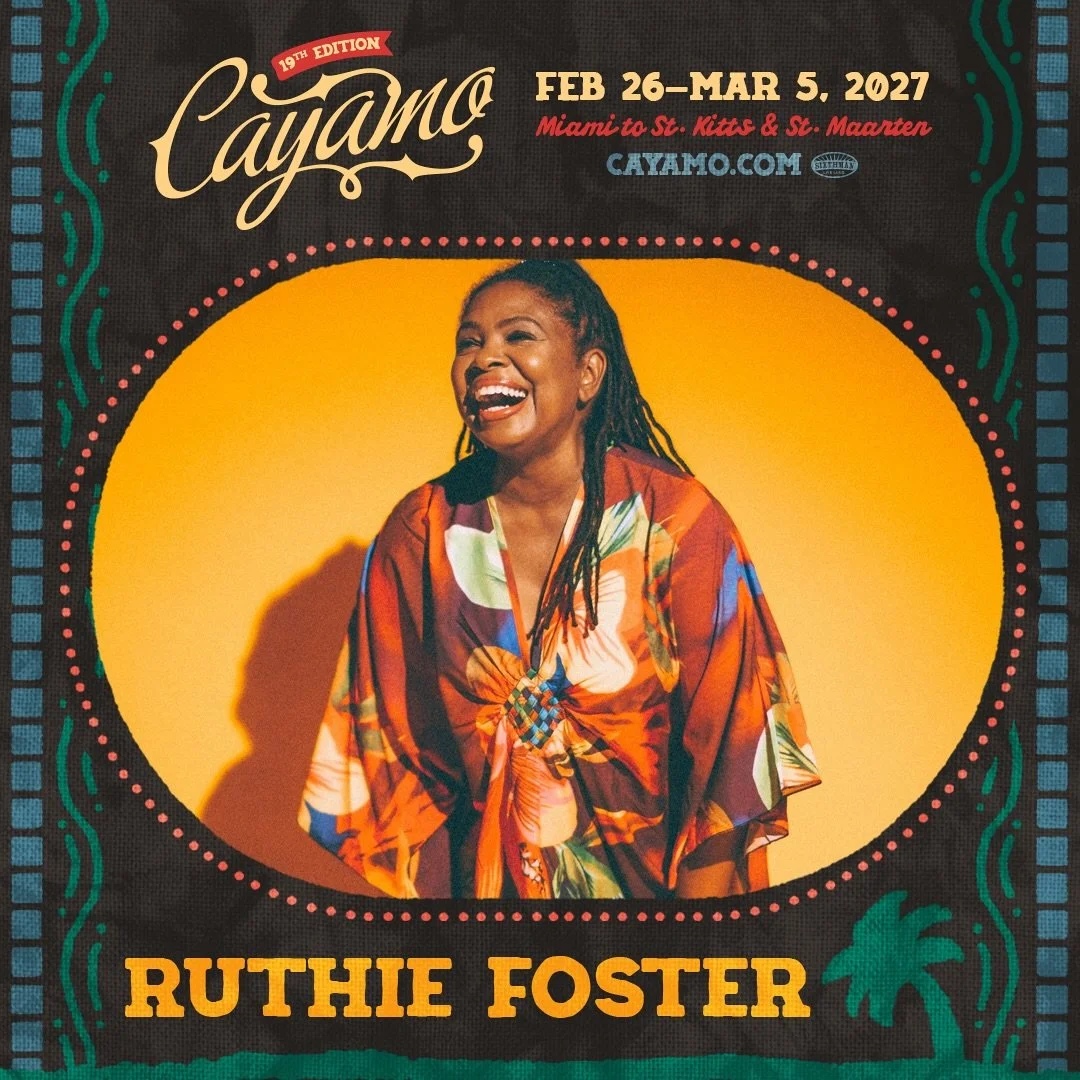 Very excited to announce that I will be playing on the 2027 Cayamo Cruise @journeythroughsong alongside some amazing talent!

Join the presale at the link in my bio now. 🛳️