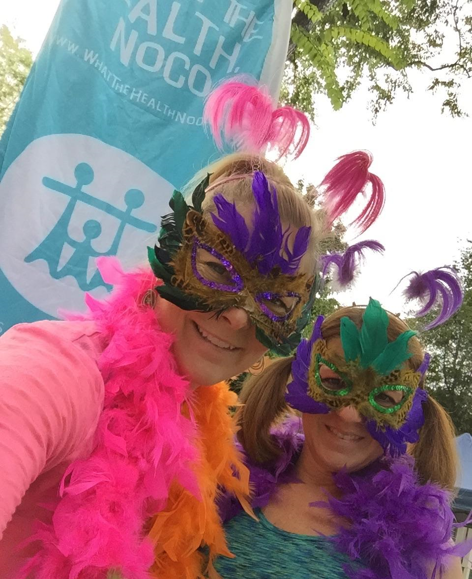 Sporting our "fashion sense" in support of our clients' summertime events.