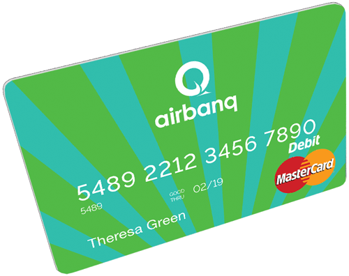 Airbanq Prepaid MasterCard©