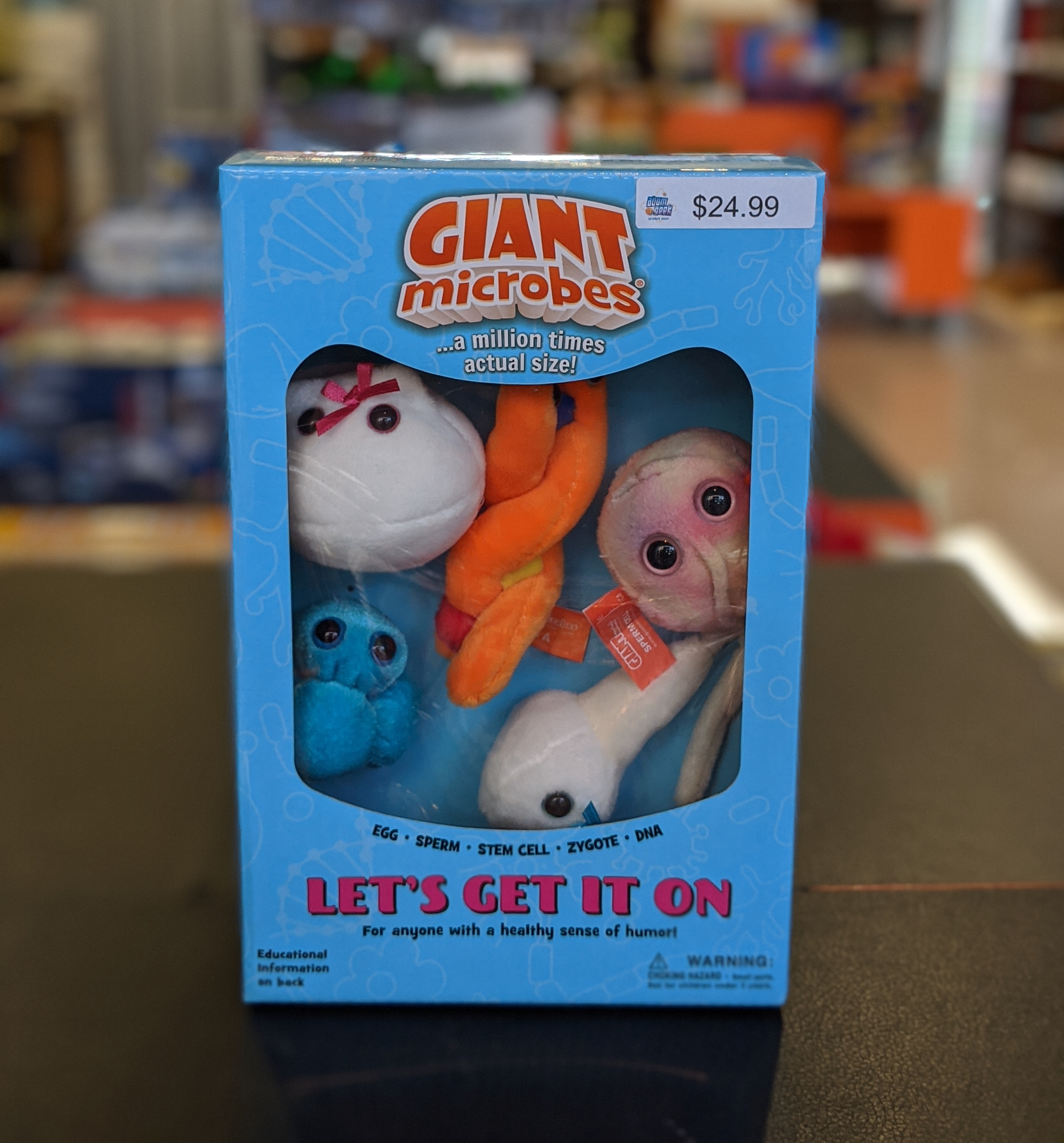 giant microbes plush