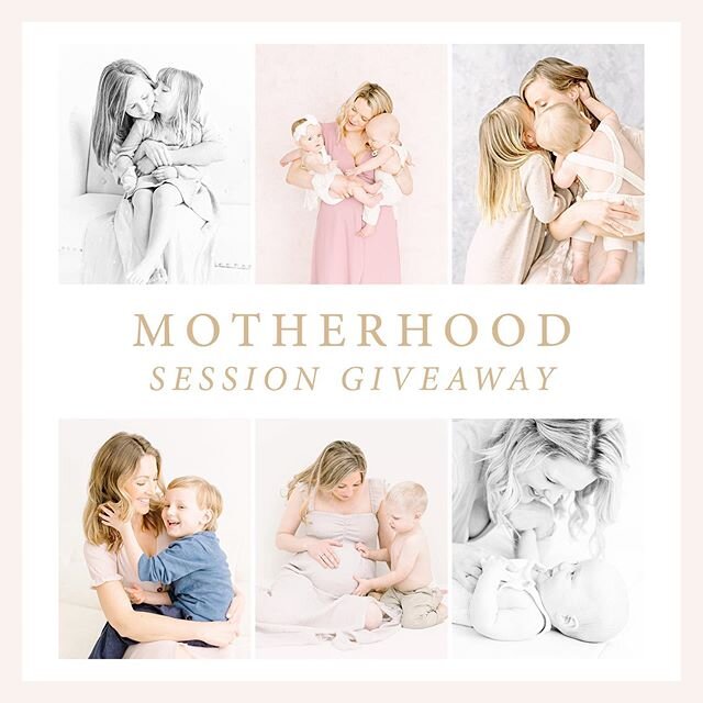 It's time for a ✨GIVEAWAY✨ to brighten things up around here!
I'm not going to pretend that I'm not bummed about having to postpone all sessions for the unforeseeable future. Mommy + Me mini sessions for Mother's Day are on hold until it is safe to h