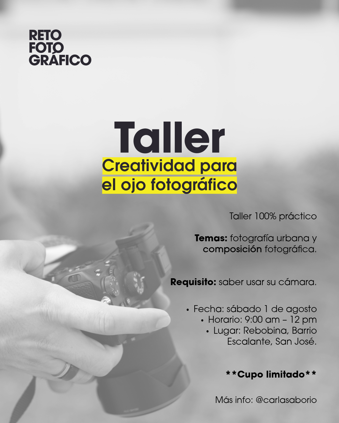 Taller Creatividad para el ojo fotográfico