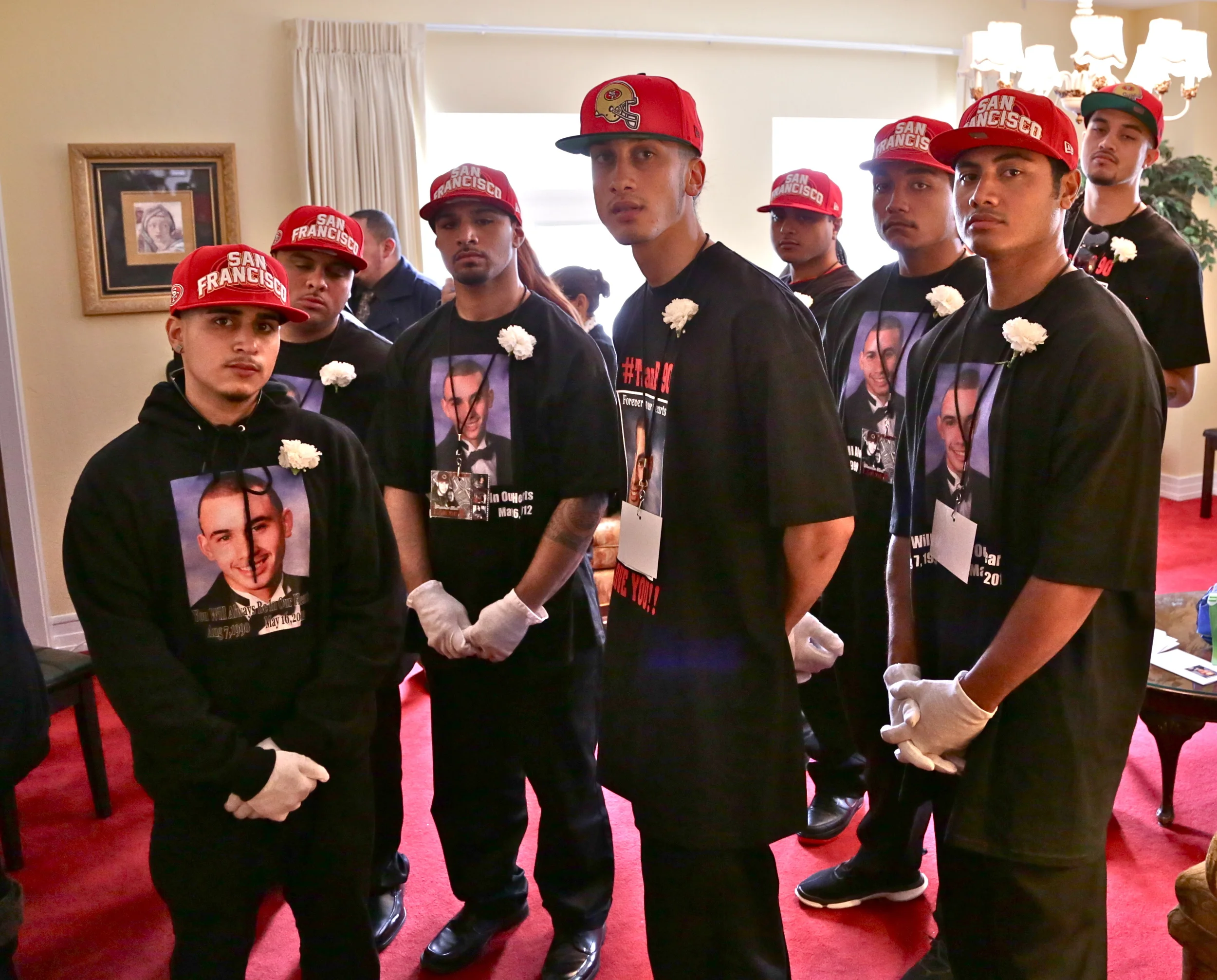 Pallbearers for Brandon 