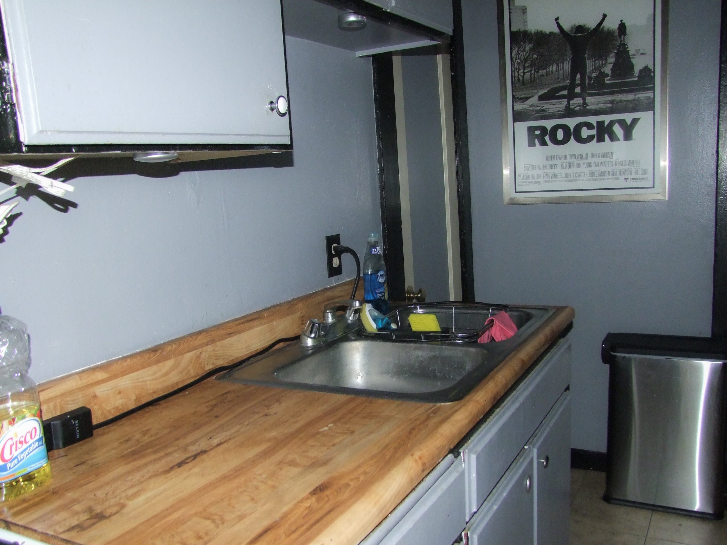 kitchen remodel before sink