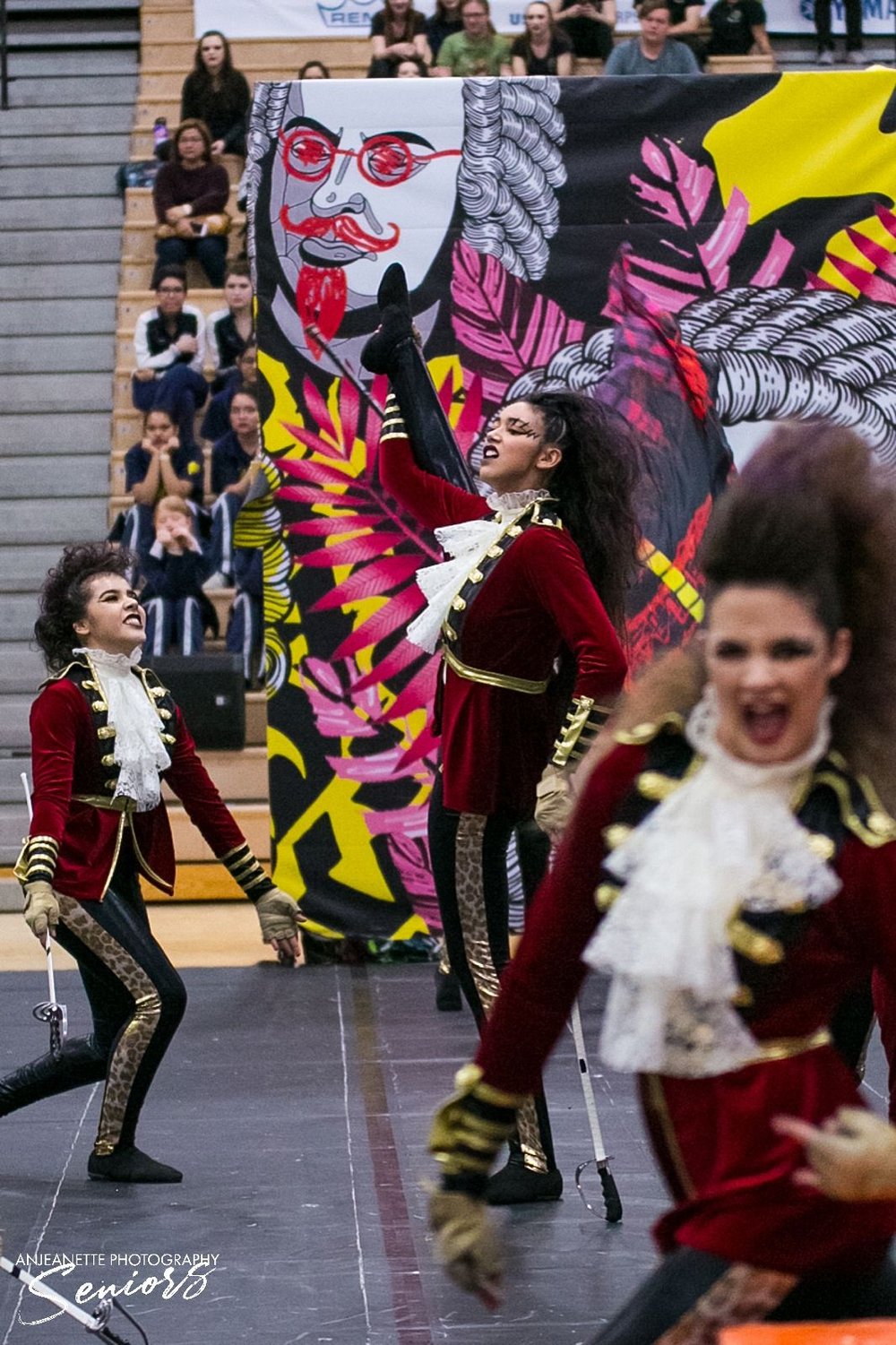 Phoenix Winterguard Pictures Anjeanette Photography senior winter guard WGI WGAZ High School dance AZ