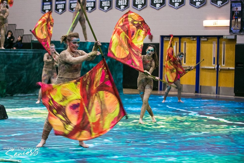 Phoenix Winterguard Pictures Anjeanette Photography senior winter guard WGI WGAZ High School dance AZ