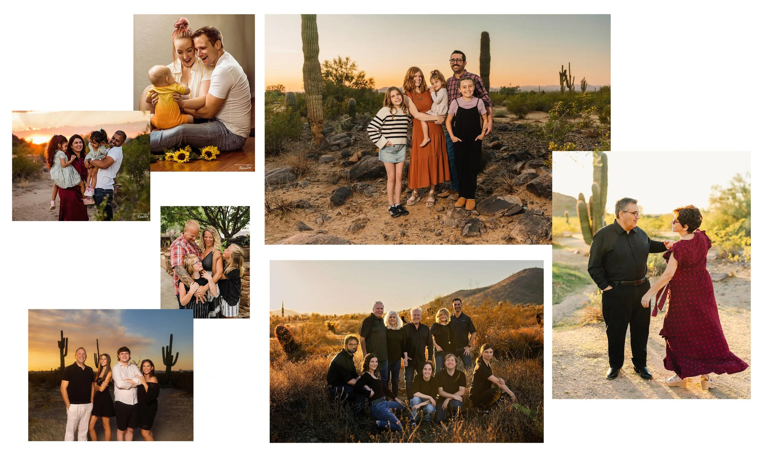 Best family pictures in Phoenix near me by Anjeanette Photography places to take vacation portraits number 1 mom gift photos in Arizona