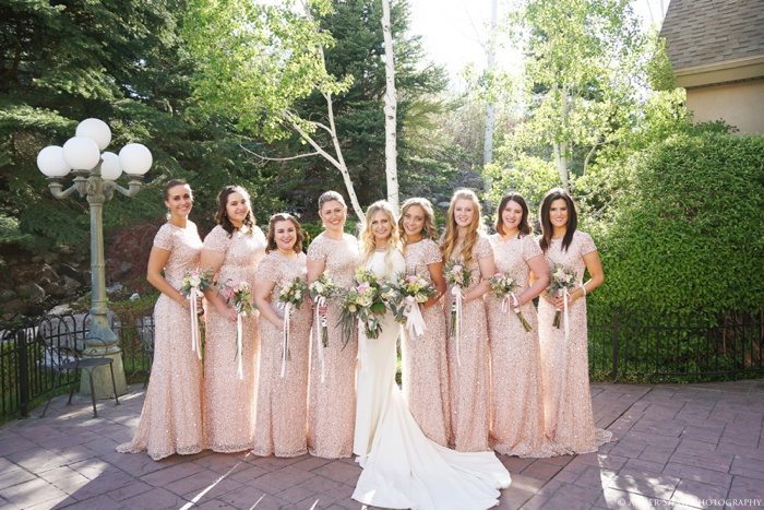 Spring Salt Lake Temple Heritage Gardens Wedding David