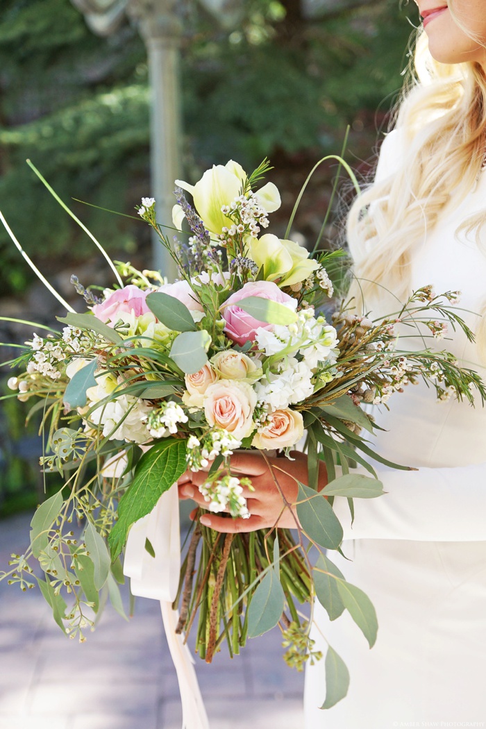 Spring Salt Lake Temple Heritage Gardens Wedding David