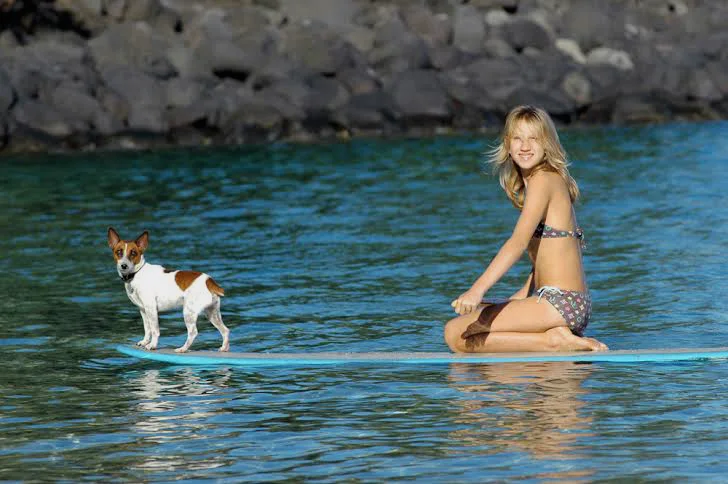 Surfing with Man’s Best Friend