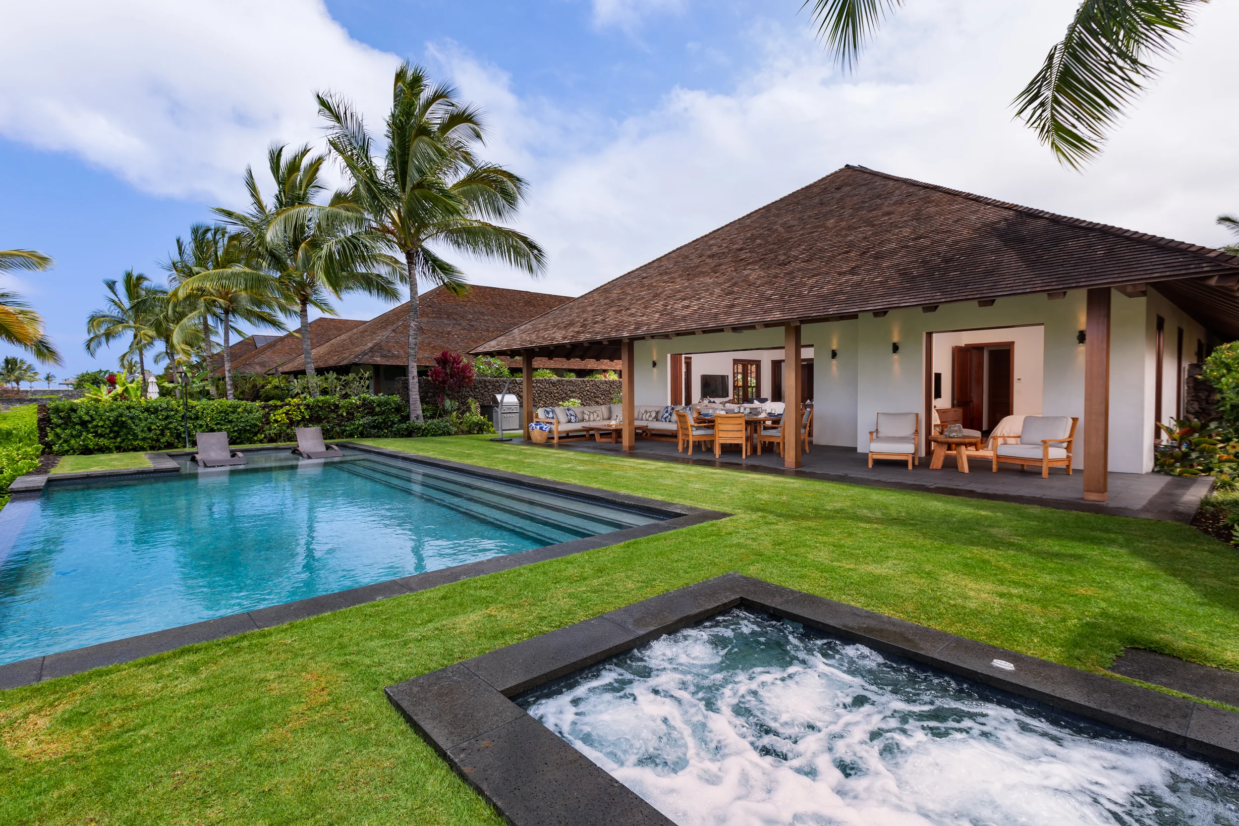 Exceptionally Designed Residence Overlooking Kohanaiki’s 9th Fairway