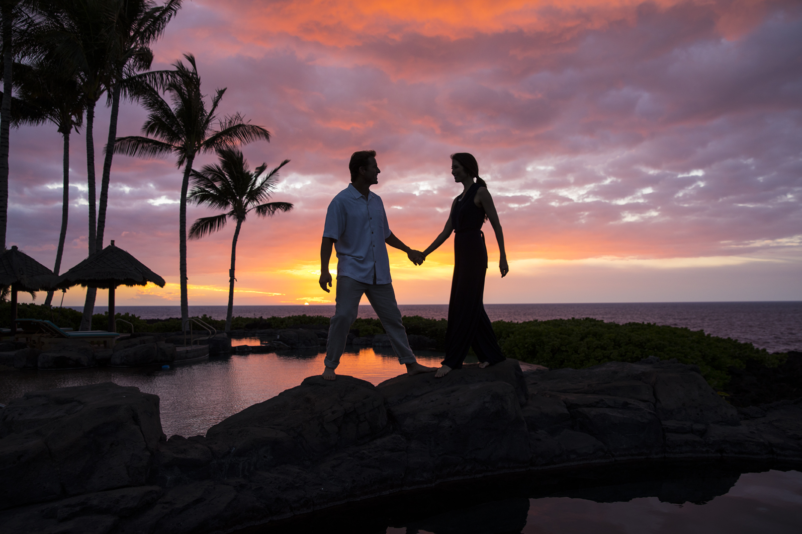The North Kohala Coast is filled with romantic spots for couples searching for a secluded beach, a romantic oceanside dinner, or those looking for adventure.