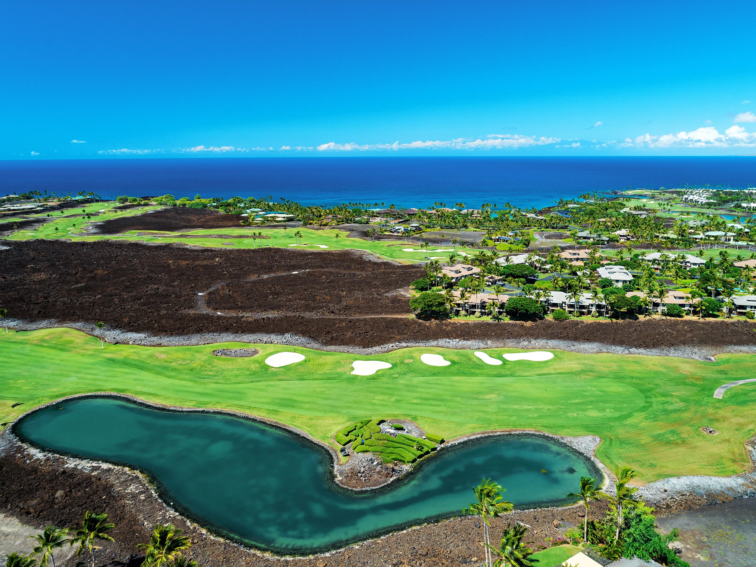 Ke Kailani lots enjoy ocean, horizon, lake and fairway views.