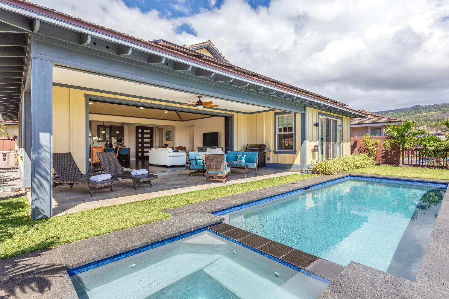 Luxury and Modern Home Situated in Holua Kai’s Gated Community