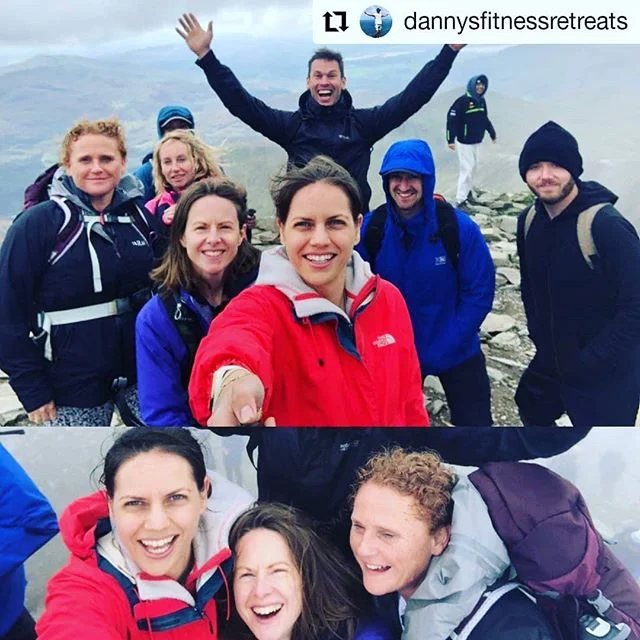 Blackheath Studio Clients Climbing Snowdon with us, here is a photo they took at the summit! Great times