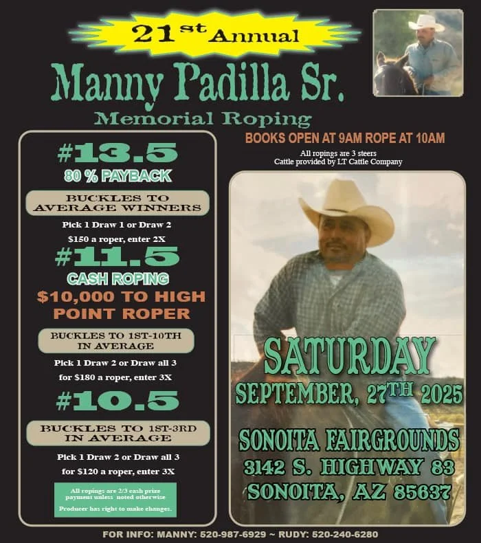 21st Annual Manny Padilla Sr. Memorial Roping
