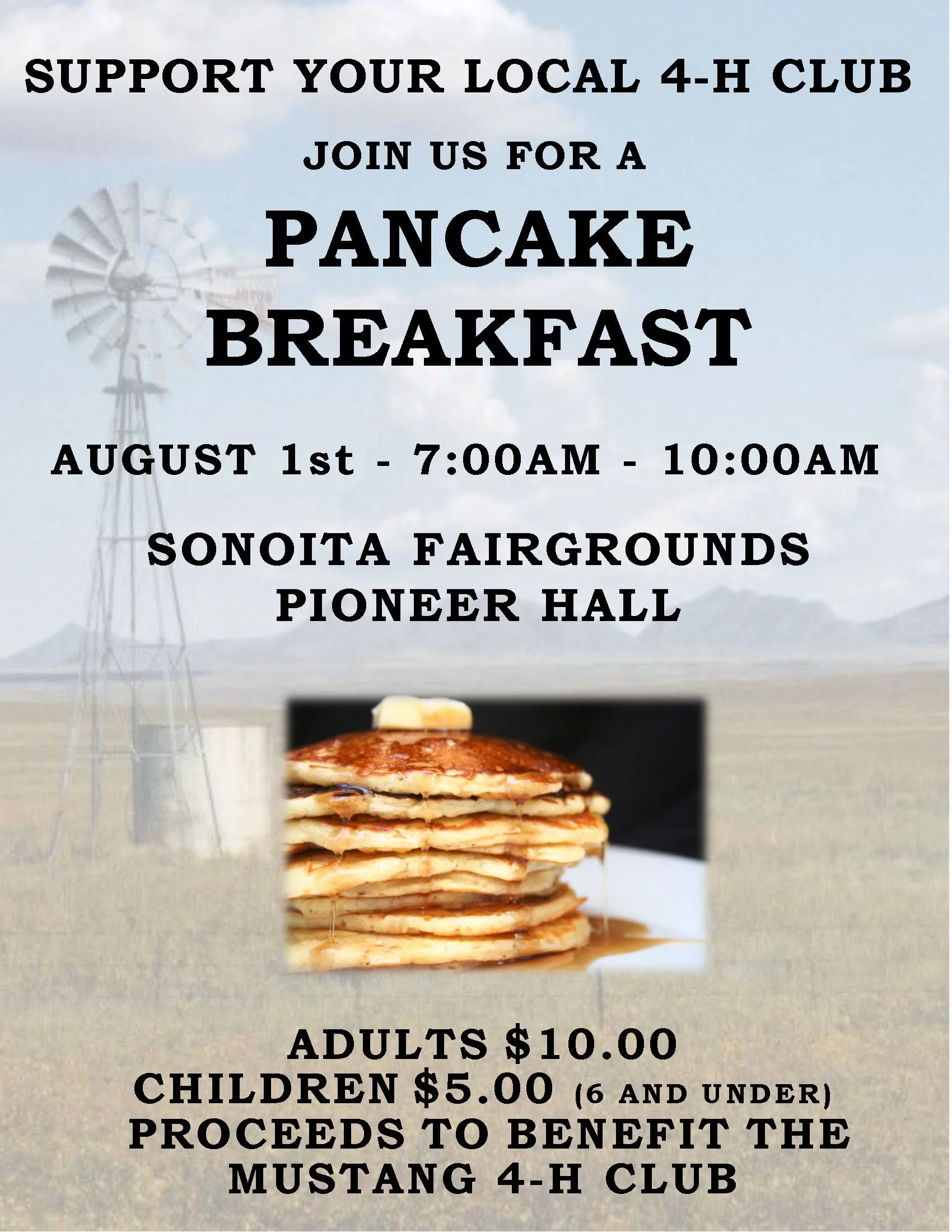 Pancake Breakfast