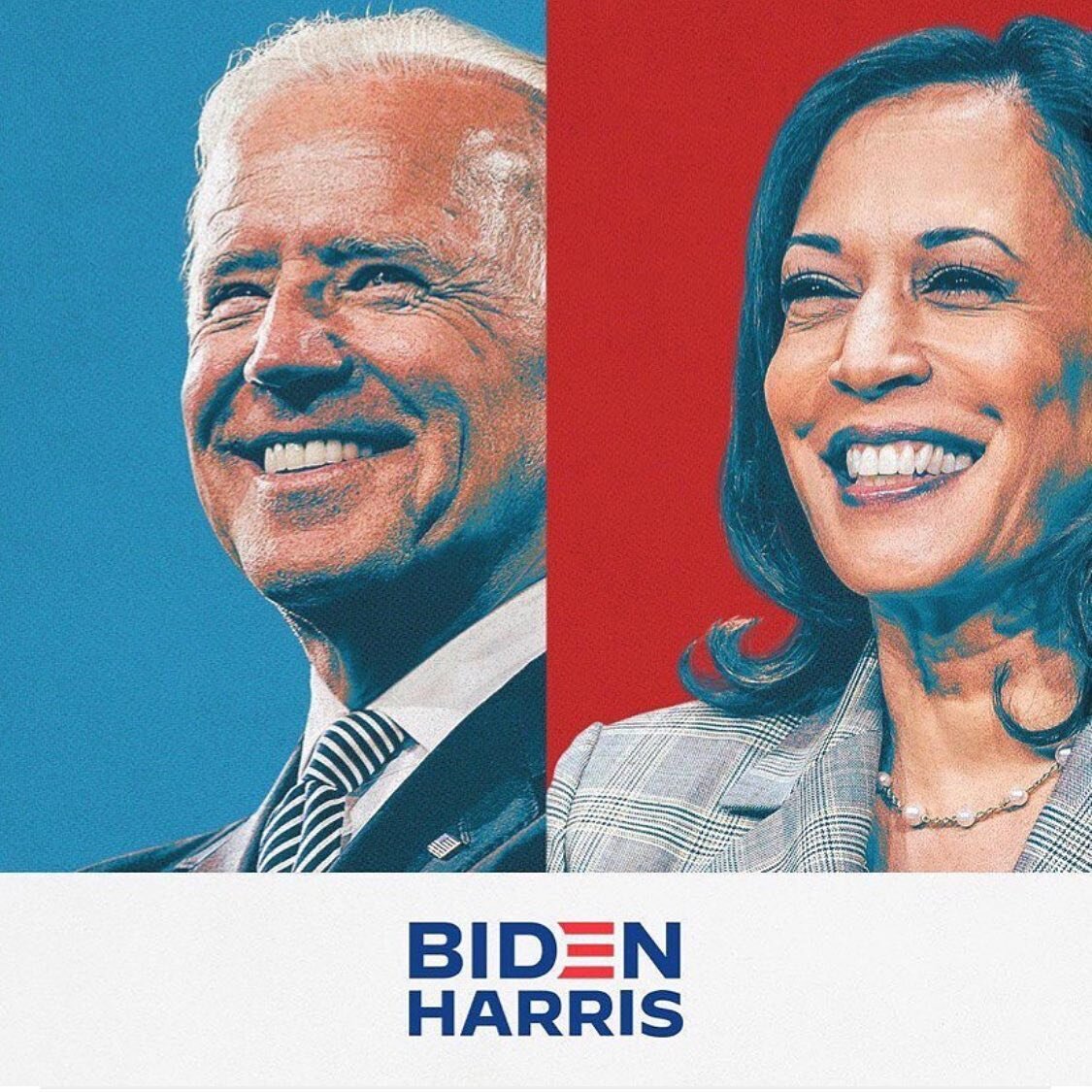 History has been made and I couldn&rsquo;t be happier. A huge weight has been lifted off my chest. Congratulations President @joebiden and THE FIRST FEMALE VP MADAM VICE PRESIDENT @kamalaharris.