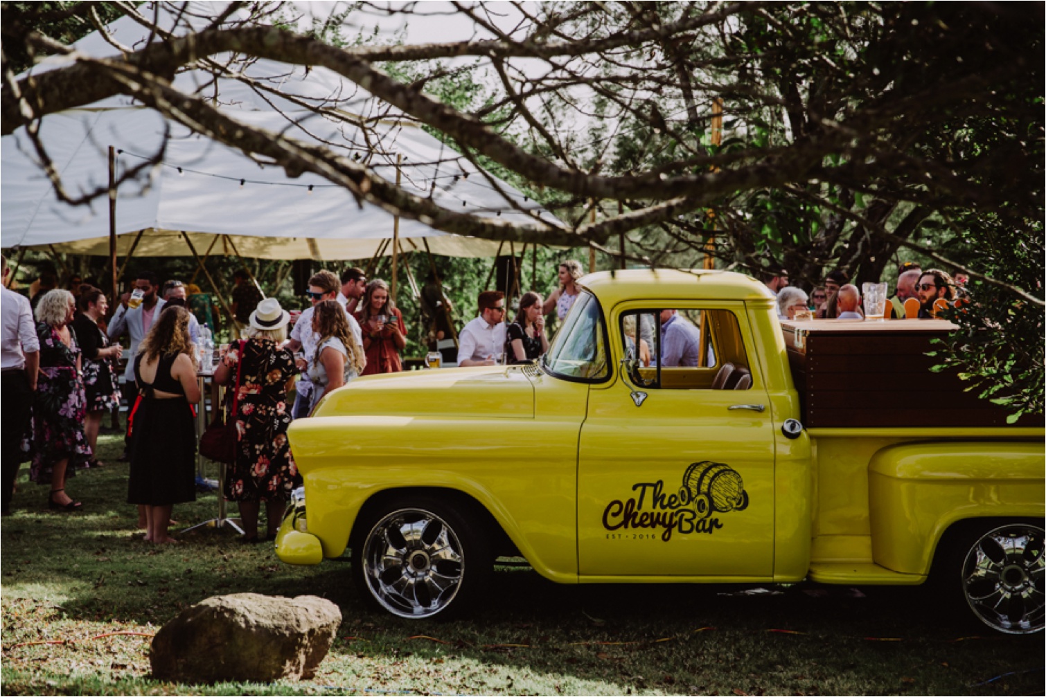 The Chevy Bar wedding